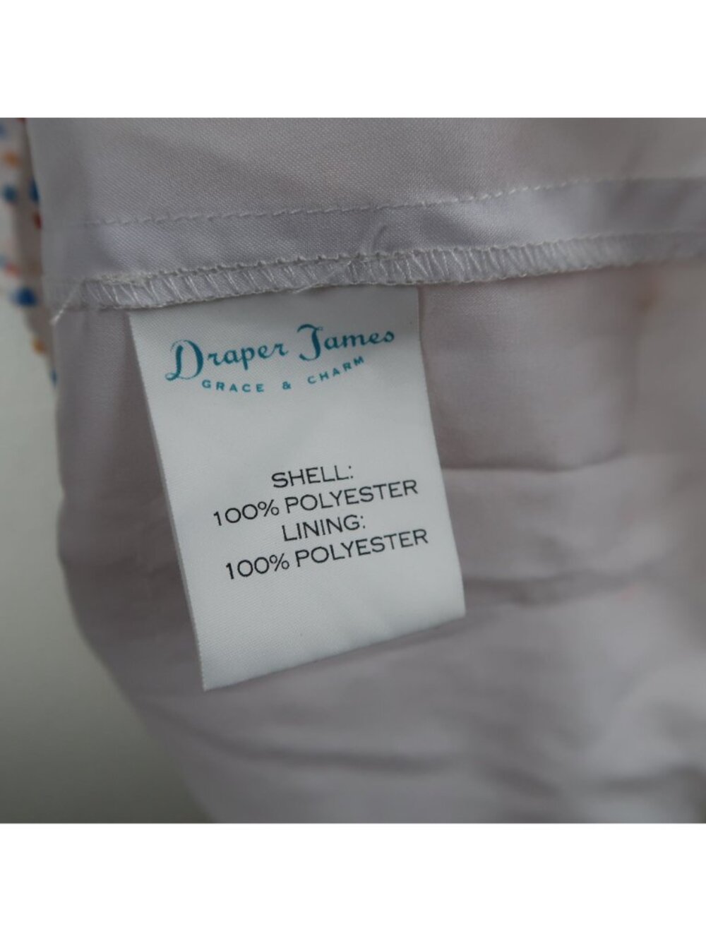 Draper James 8 Polka Dot Sleeveless Midi Dress White Swiss Dot Multicolor Preppy - Picture 5 of 6